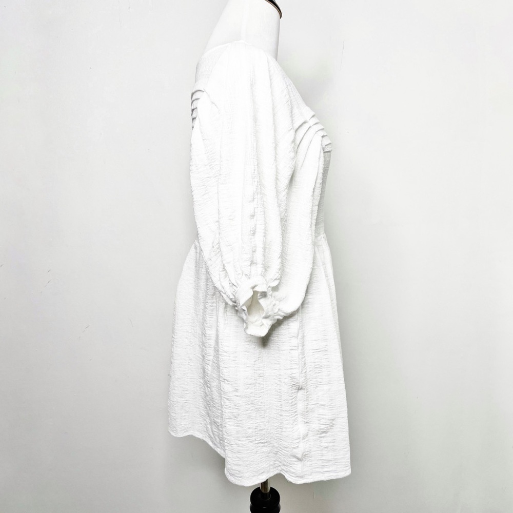 Free the Roses batwing white boho dress - Picture 6 of 6